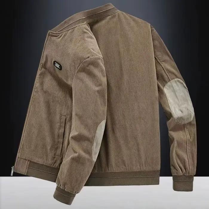 Veste d'hiver en velours côtelé pour hommes, nouveau Style, vêtements de travail, haut ample, col de
