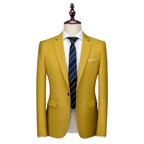 Veste de costume pour homme vert vif, blazer élégant et ajusté, veste de cérémonie de mariage adapté