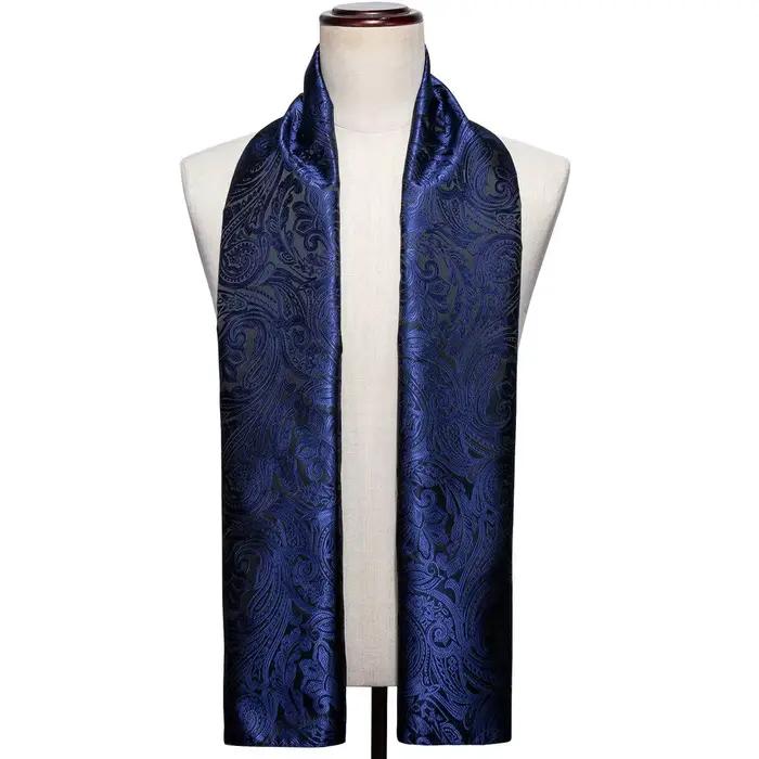 Écharpe pour homme, marque de luxe, jacquard paisley, tissée, printemps automne, accessoires de cost