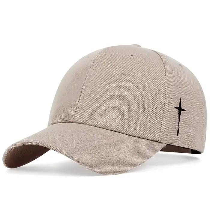 Casquettes de Baseball unisexes simples avec broderie de gouttes d'eau croisées, chapeau décontracté