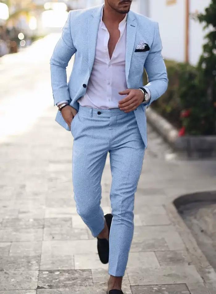 Ensembles de costumes pour hommes 2026 – Tenue de soirée élégante et formelle pour affaires – Smokin