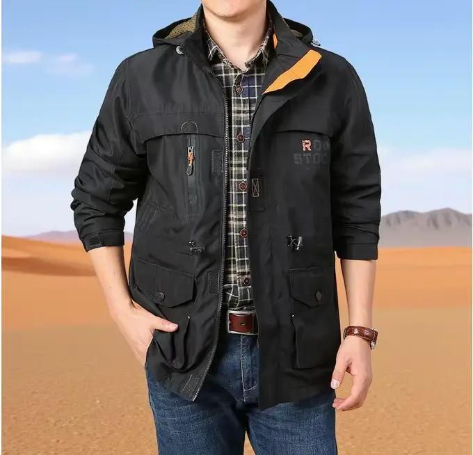 Veste militaire coupe-vent et imperméable pour printemps et automne, randonnée en plein air, légère 