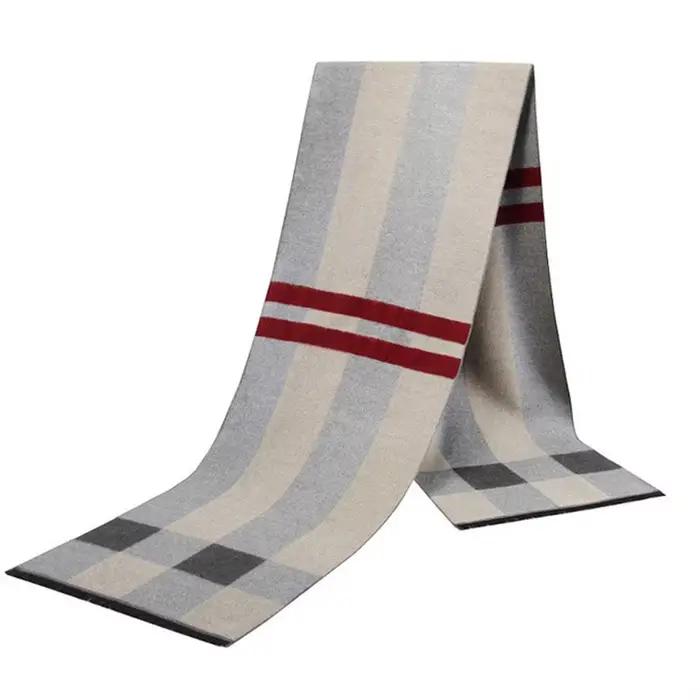 Hommes écharpe pour homme hiver copie cachemire châle marque de luxe écharpe doux garder au chaud en