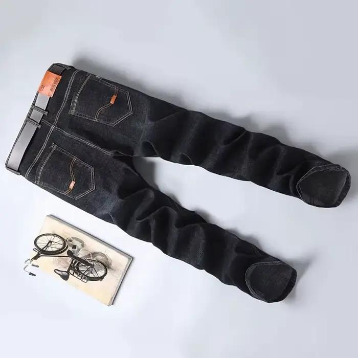 Nouveau pantalon slim extensible de luxe léger pour homme, confortable et doux, style business, coup