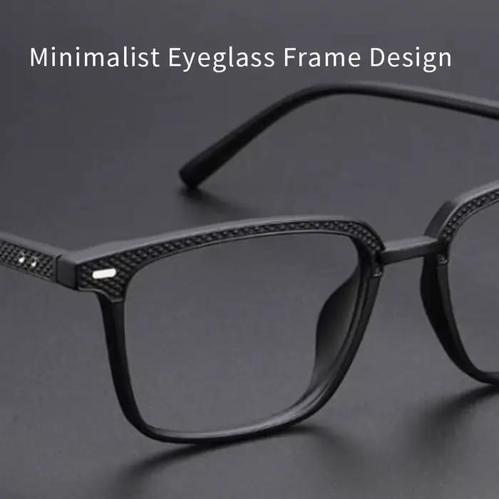 MOMOJA hommes classique carré lunettes cadre rétro affaires cadre décoratif femmes luxe optique lune