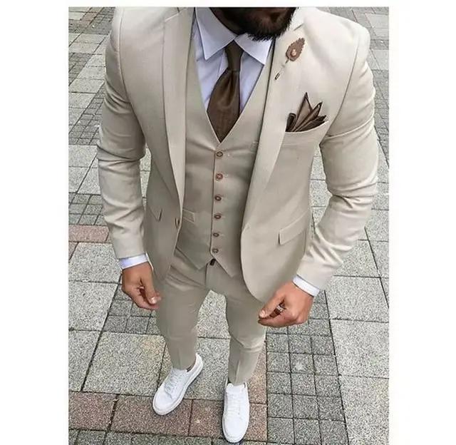 Costumes imbibés de malt pour hommes, blazer de mariage sur mesure, veste et pantalon, vêtements de 