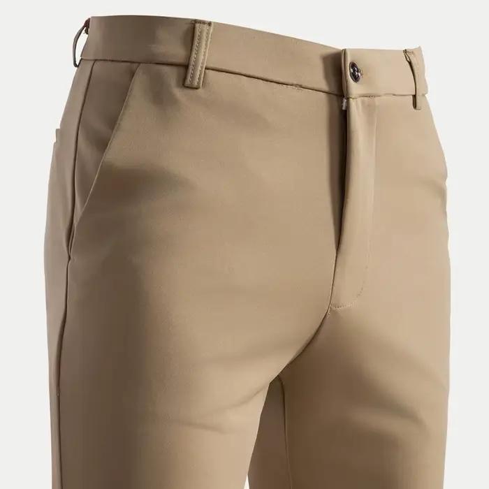 29-42 hommes été mince mode affaires costume décontracté pantalon pantalons longs hommes élastique m