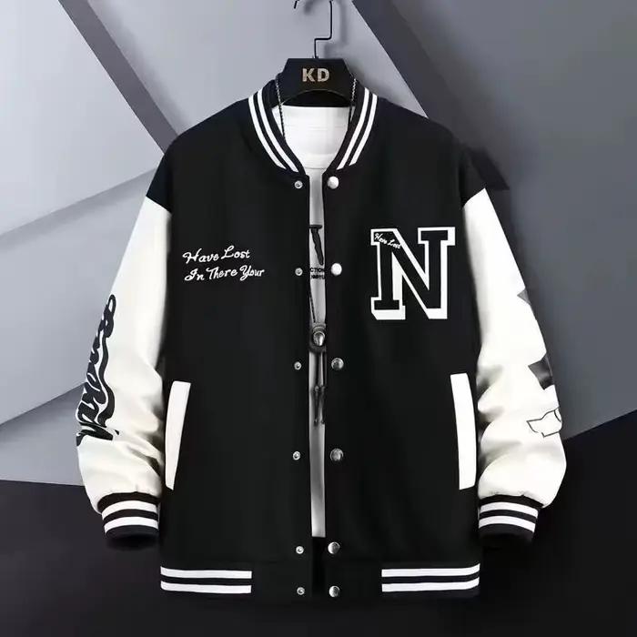 Veste de printemps pour homme, style américain, veste de baseball, veste fine pour homme, veste déco