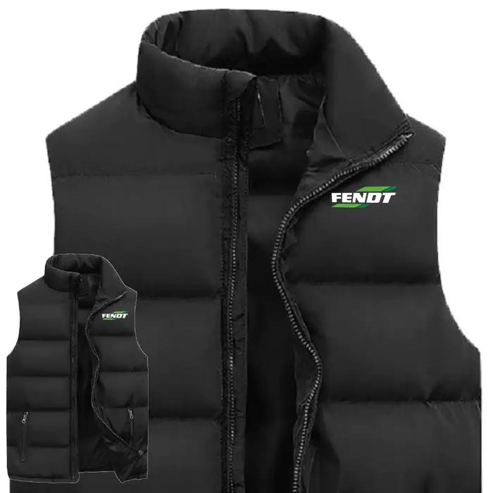 Hommes Veste sans manches tracteur FENDT hommes col roulé Gilet chaud décontracté fermeture éclair s