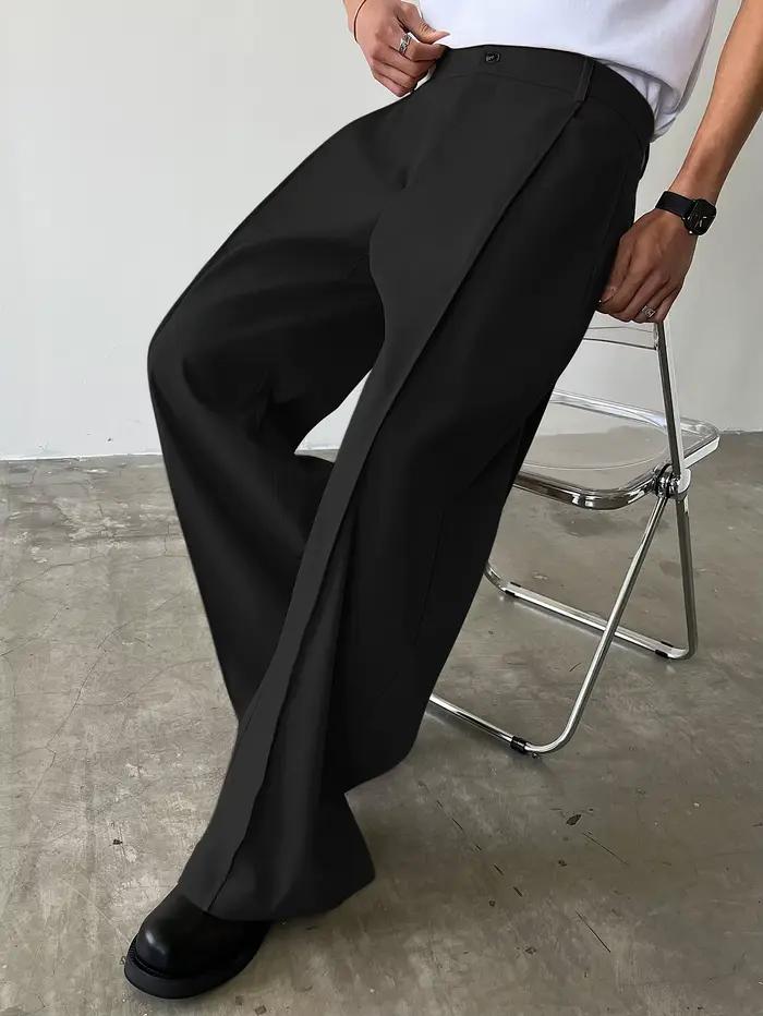 Pantalon de costume pour homme taille haute