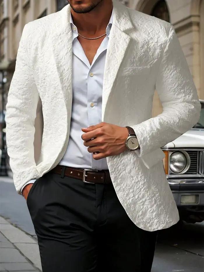 Costumes d'affaires blancs pour hommes