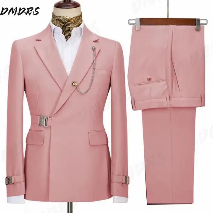 Costumes de Mariage pour Hommes – Ensemble Élégant 2 Pièces : Blazers et Pantalons Formels Classiques – Manteaux Complets de Luxe pour Affaires – Collection 2026