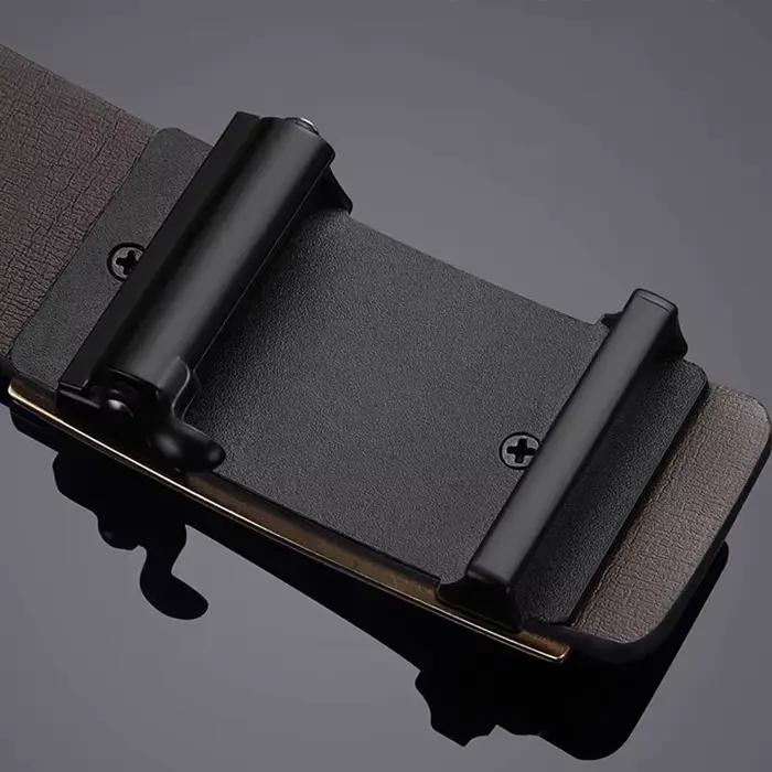 Ceinture élégante en cuir PU pour hommes – Ceintures à la mode pour la vie quotidienne