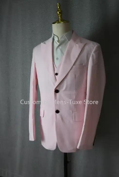 Costume de Luxe Rose pour Homme