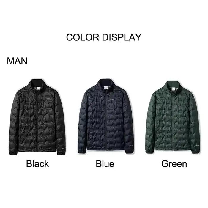 Veste d'hiver homme taille large décontractée en duvet de canard blanc pour randonnée escalade camping et sports d'hiver