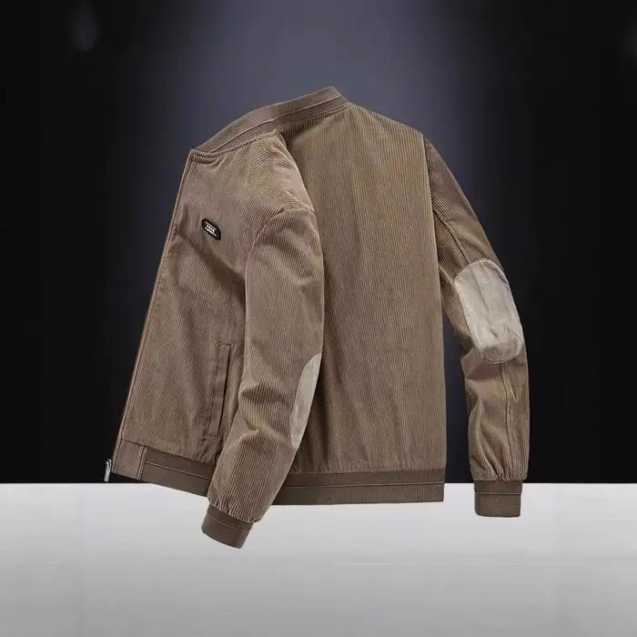 Veste d'hiver en velours côtelé pour hommes