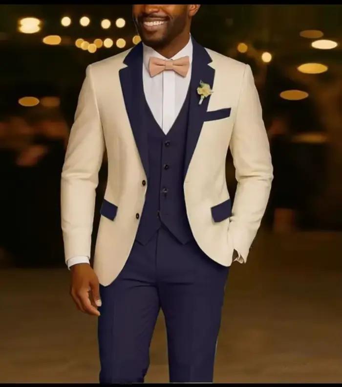 Costume de mariage pour homme 2 pièces