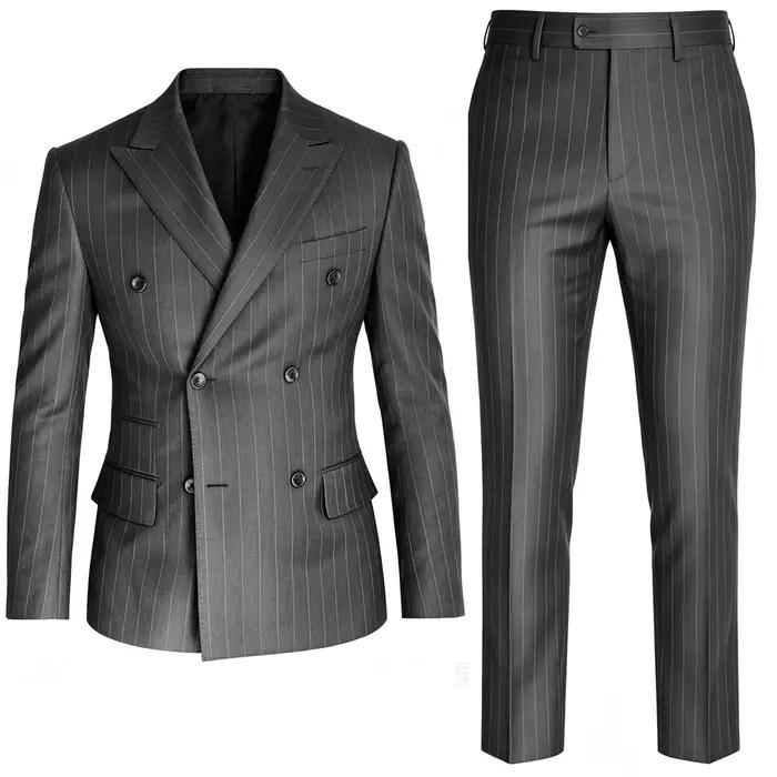 Costumes de créateur rayés pour hommes