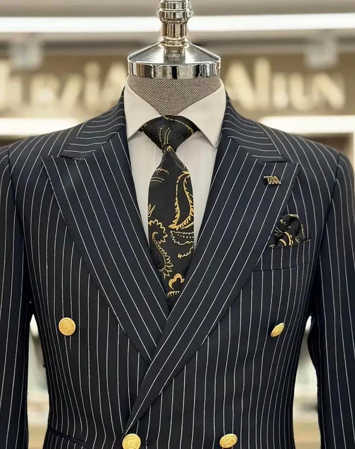 Costumes à Double boutonnage pour hommes