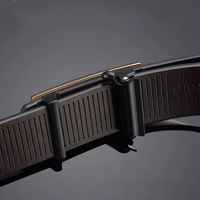 Ceinture élégante en cuir PU pour hommes – Ceintures à la mode pour la vie quotidienne