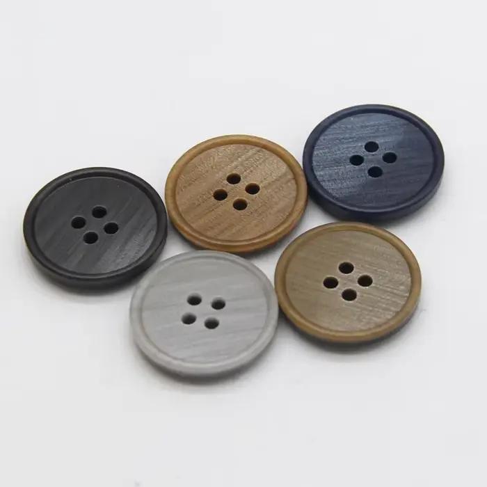 Costume pour hommes, boutons en résine bleu noir