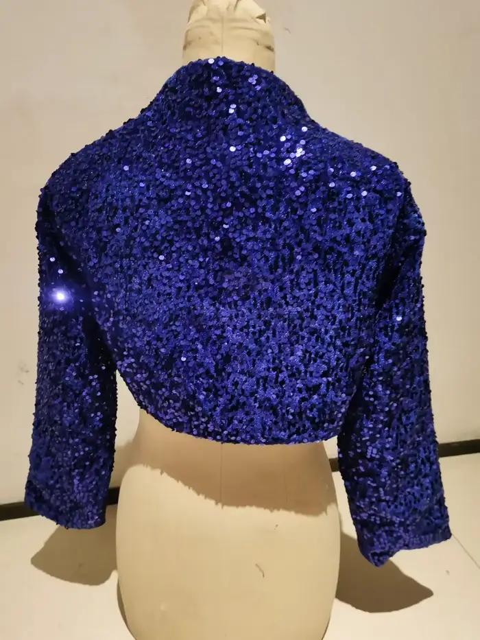 Veste de mariage bleu Royal