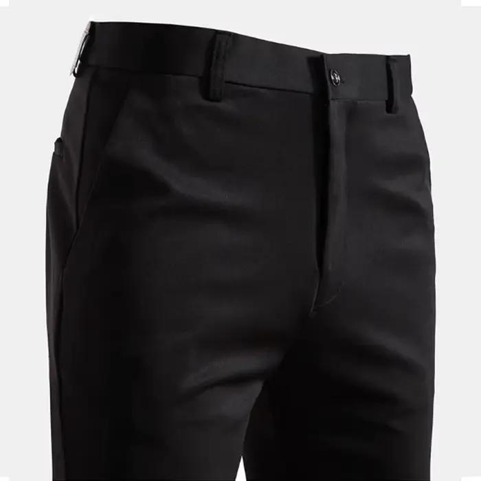 29-42 hommes été mince mode affaires costume décontracté pantalon pantalons longs