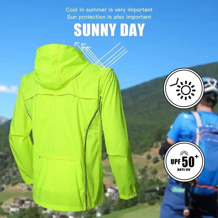 Queshark – veste de cyclisme à manches convertibles pour hommes