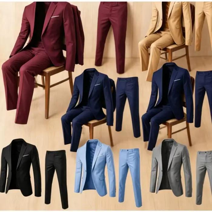 Costume de mariage deux pièces pour homme