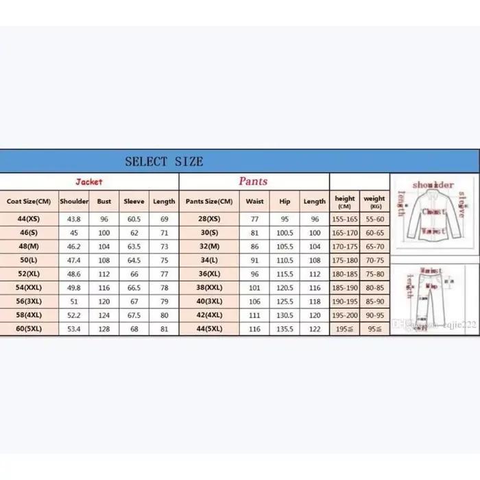 Costumes pour hommes à la mode, tenues personnalisées
