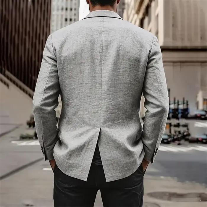 Blazer en lin léger pour homme