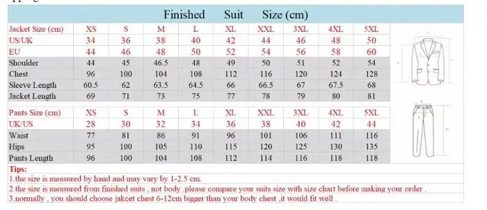 Costumes de luxe blancs pour hommes