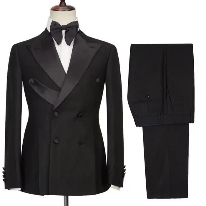 Costume 2 pièces noir pour hommes