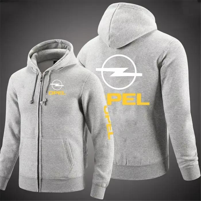 Opel – veste à manches longues de couleur unie pour hommes