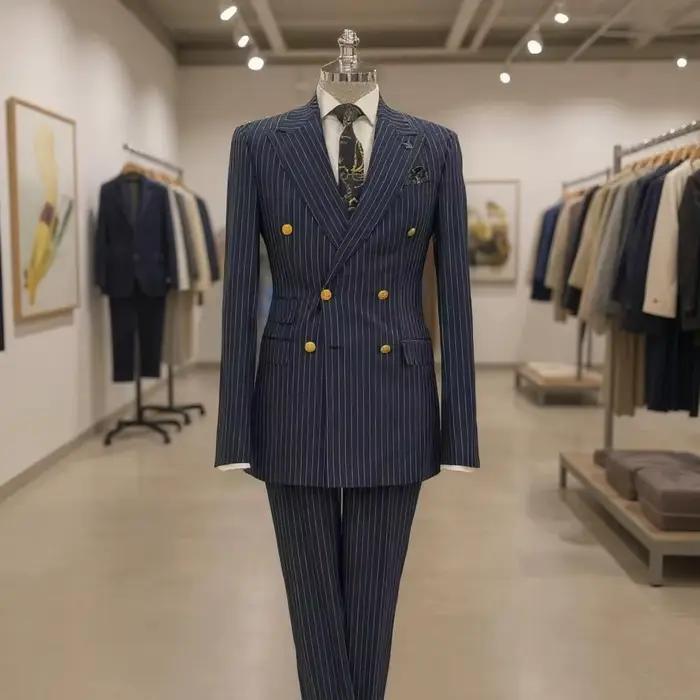 Costumes à Double boutonnage pour hommes