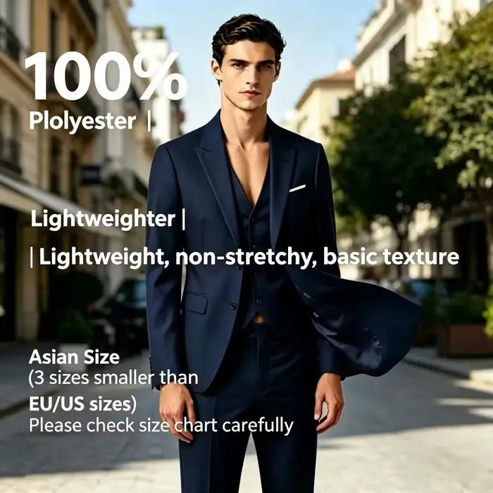 Ensemble de costume 3 pièces pour homme – Blazer