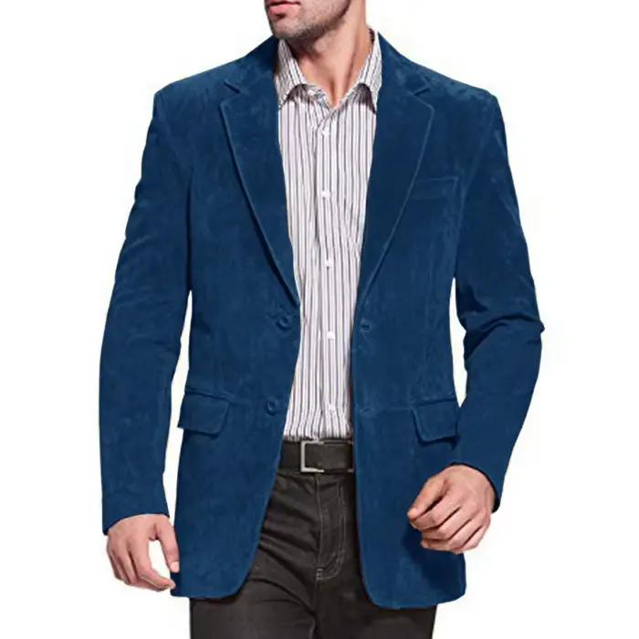 Veste en faux daim pour hommes, confortable, décontractée, mode, coupe cintrée, meilleure vente, veste confortable pour hommes, polyester de qualité supérieure, ouverture totale, col en V, style moderne pour toutes les occasions