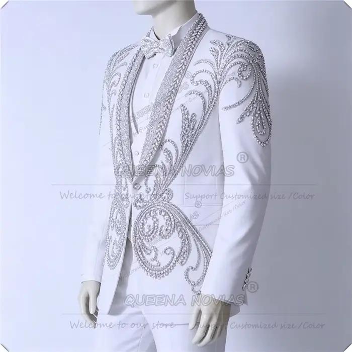 Costumes de mariage scintillants pour homme