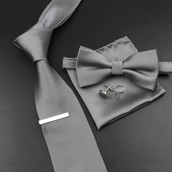 Ensemble de cravate et nœud papillon pour hommes
