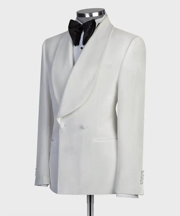 Costumes de luxe blancs pour hommes