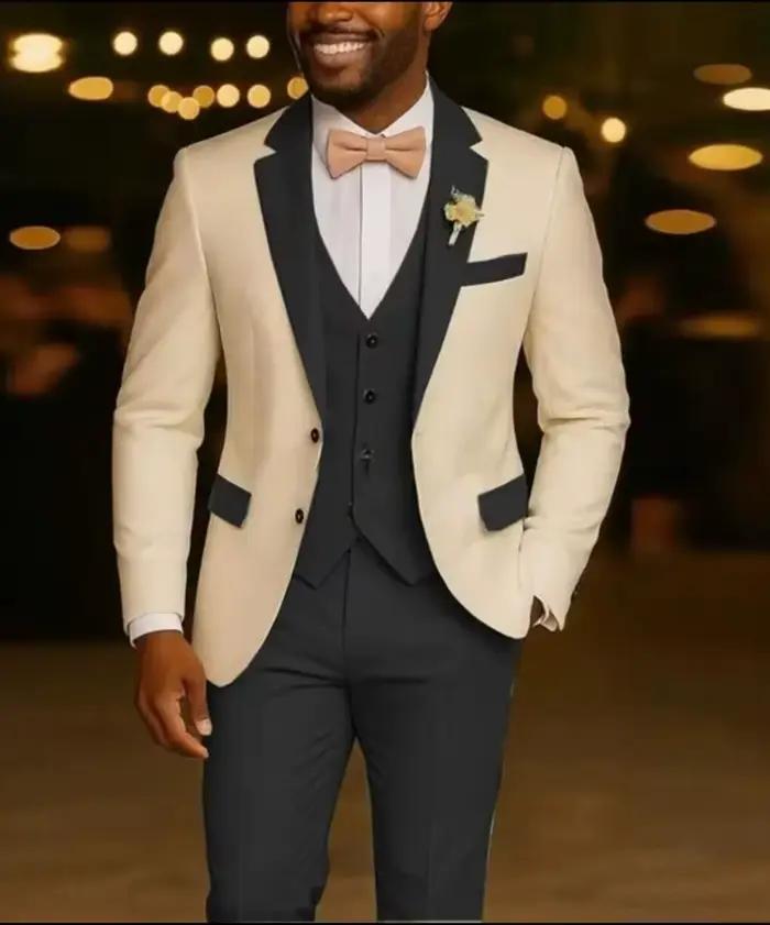 Costume de mariage pour homme 2 pièces