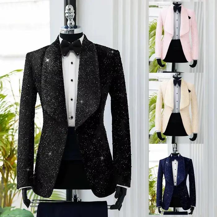 Costume Homme 2 Pièces en Velours