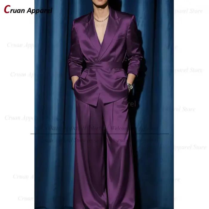 Ensemble de costume de fête de bal de luxe pour hommes