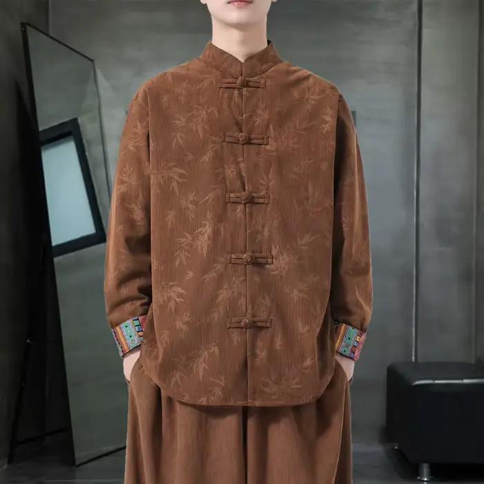 Veste en velours côtelé pour homme