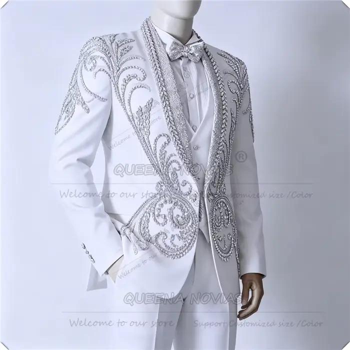 Costumes de mariage scintillants pour homme