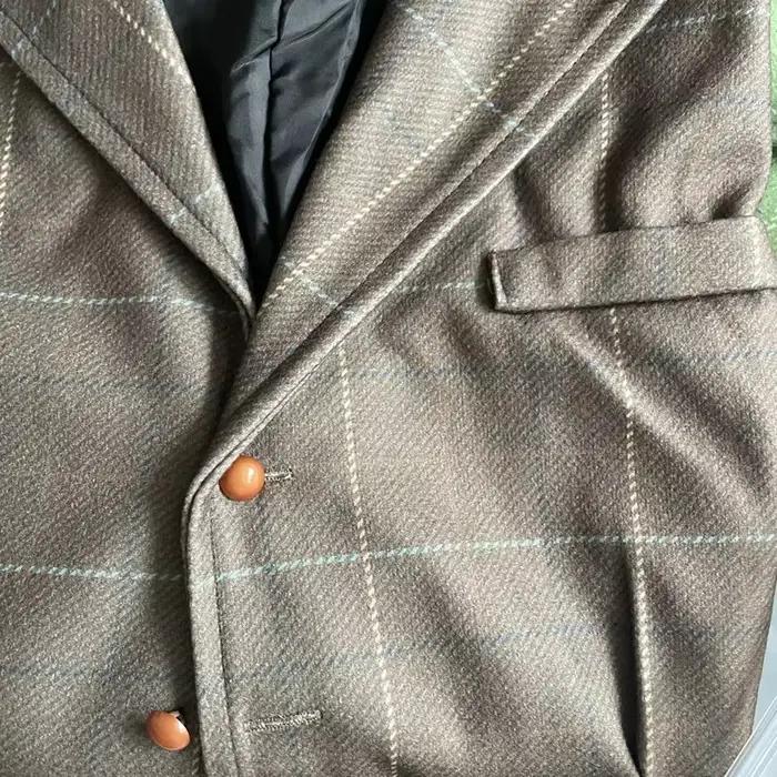 Gilet formel en tweed pour homme avec revers col en V et motifs plaids, idéal pour les costumes d'affaires et les occasions spéciales