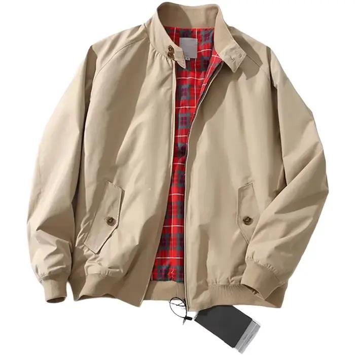 Veste pour les vacances manteau à col montant vêtements d'extérieur pour hommes activités décontractées 2XL