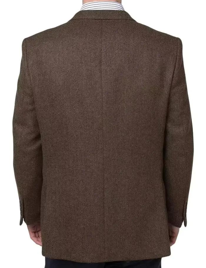 Only Jacket 1 pièces costume pour hommes Blazer simple à chevrons léger coupe ajustée tenues d'affaires formelles décontracté fête bal mariage