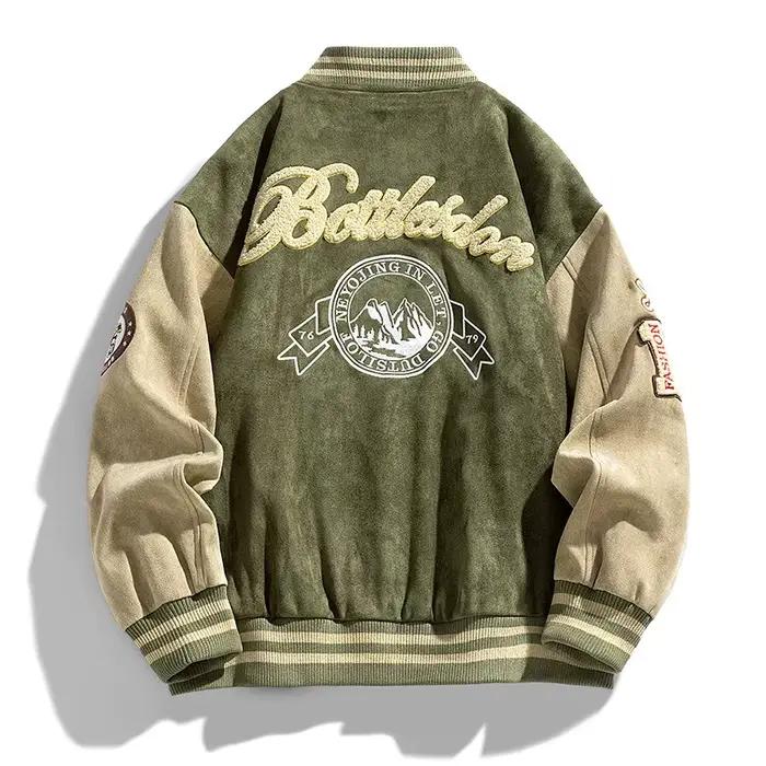 Nouvelle veste de Baseball hommes mode vestes brodées manteaux haute rue vêtements d'extérieur homme Bomber