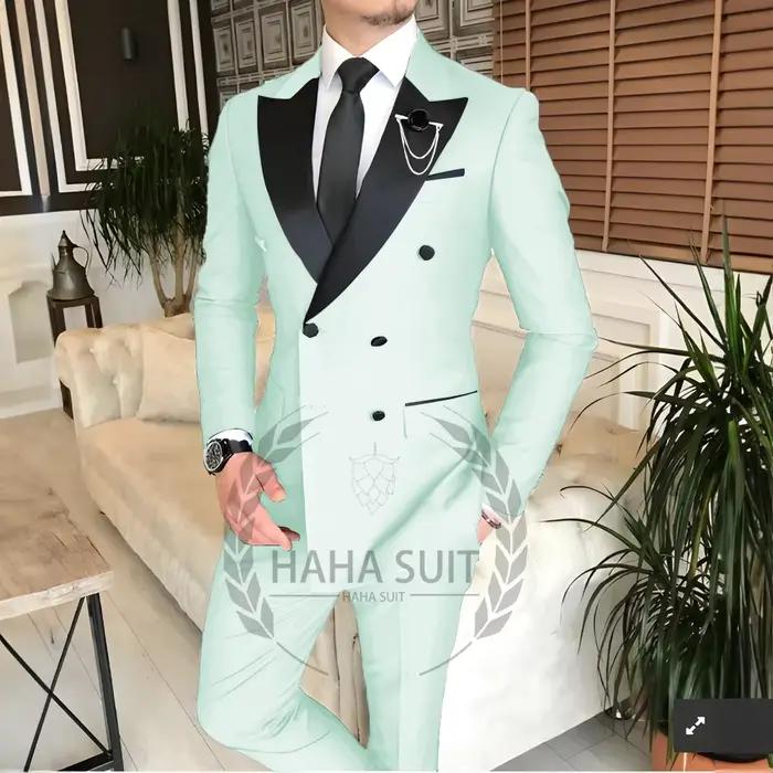 Costume pour hommes sur mesure 2 pièces vêtements mode